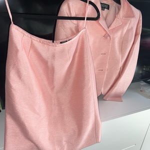 Pink Skirt Suit | Size 2P